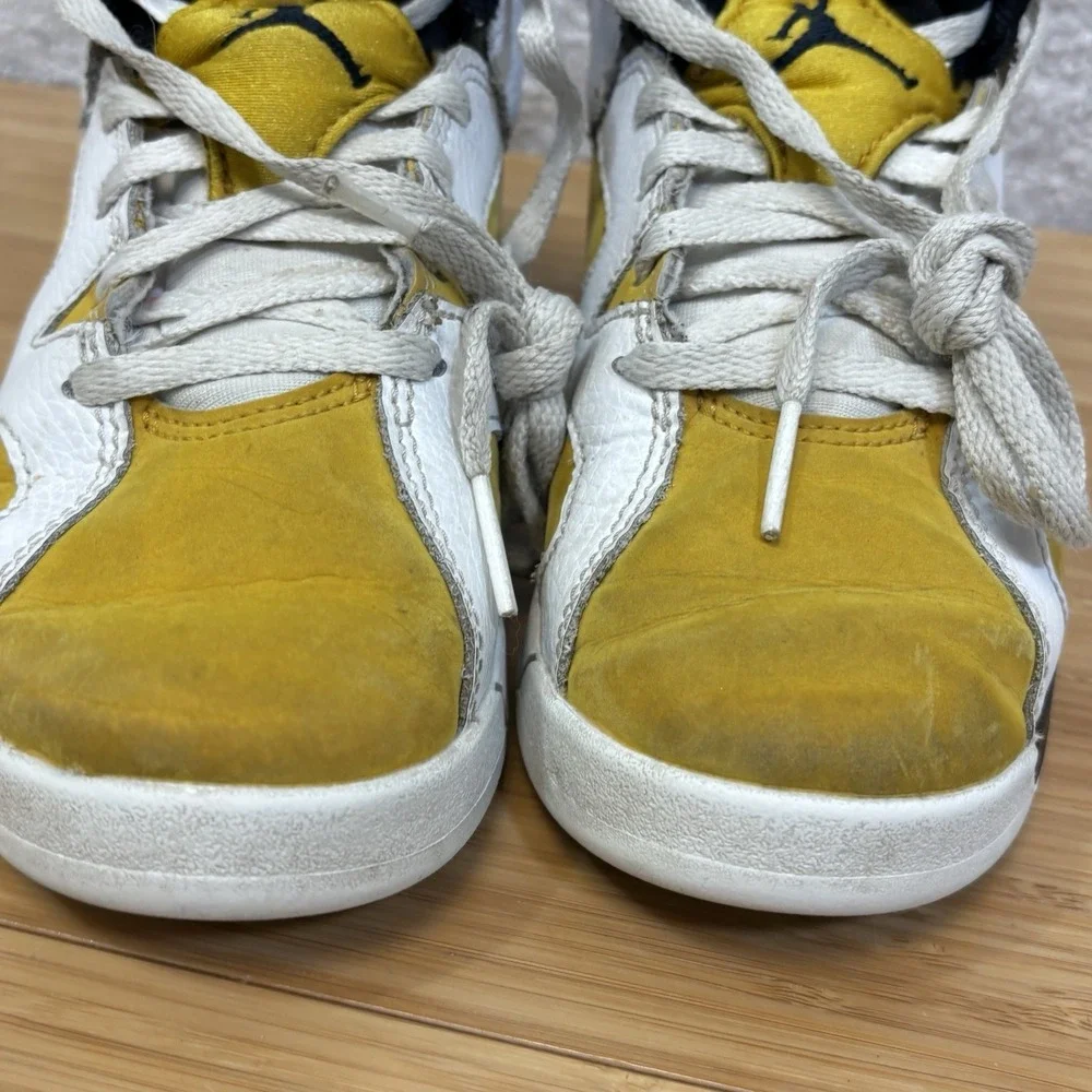 Jordan Air Jordan 6 Retro Shoes Kids 1.5 Y Yellow Ochre Basketball DV3605-170